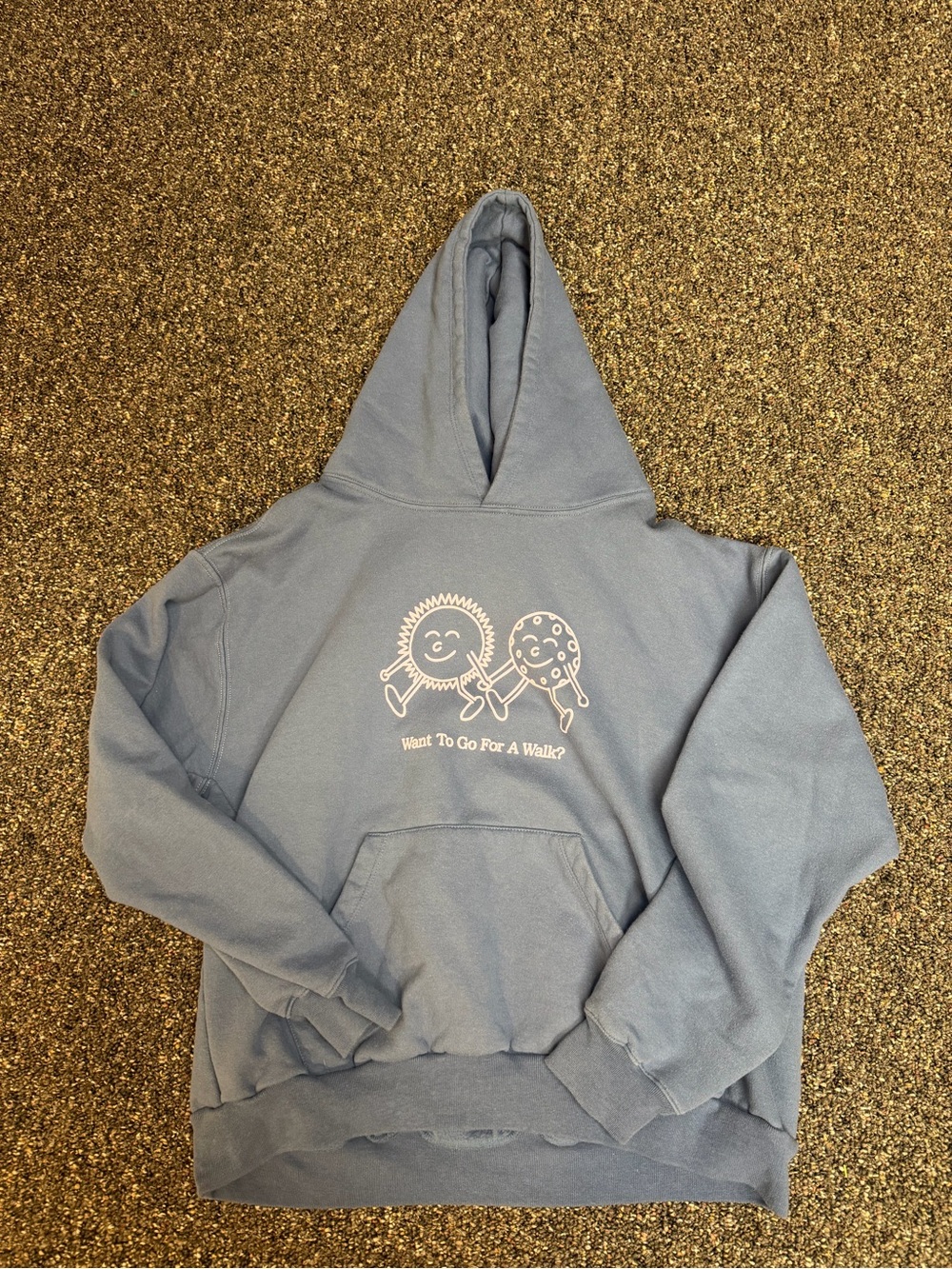 Lonely Ghost "Want To Go For A Walk?" hoodie